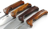 JEO-TEC Nº47 - Cocobolo - Stainless Steel Mova 58 - Leather Sheath - Firesteel