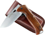 JEO-TEC Nº47 - Cocobolo - Stainless Steel Mova 58 - Leather Sheath - Firesteel