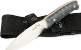 JEO-TEC Nº3 - Black Mikarta Handle - MOVAStainless Steel - Multi-positioned Sheath