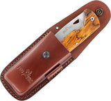 JEO-TEC Nº47 - Cocobolo - Stainless Steel Mova 58 - Leather Sheath - Firesteel