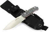 JEO-TEC Nº3 - Black Mikarta Handle - MOVAStainless Steel - Multi-positioned Sheath