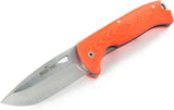 JEO-TEC Nº47 - RUTEON EDITION - Orange Fluor Mikarta - Stainless Steel Mova 58 - Nylon Sheath