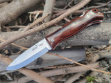 JEO-TEC Nº16 - Cocobolo Wood Handle - Sandvik 14c28N Stainless Steel - Scandi blade