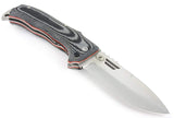 JEO-TEC Nº49 Bushcraft Survival Hunting Folding Knife - MOVA Stainless Steel - Multi-positioned Sheath - Handmade